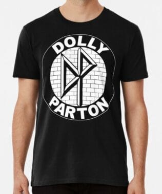 Dead Kennedys merch - Dead Kennedys ​t shirt - Dead Kennedys shirt - Dolly Parton + D-E-A-D Kennedys Mash - Black T-Shirt - graphic tee - Punk t shirt