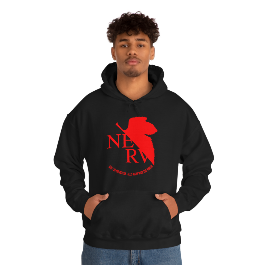 Nerv - Neon Genesis Evangelion Hoodie Nerv - neon genesis evangelion hoodie - image 2
