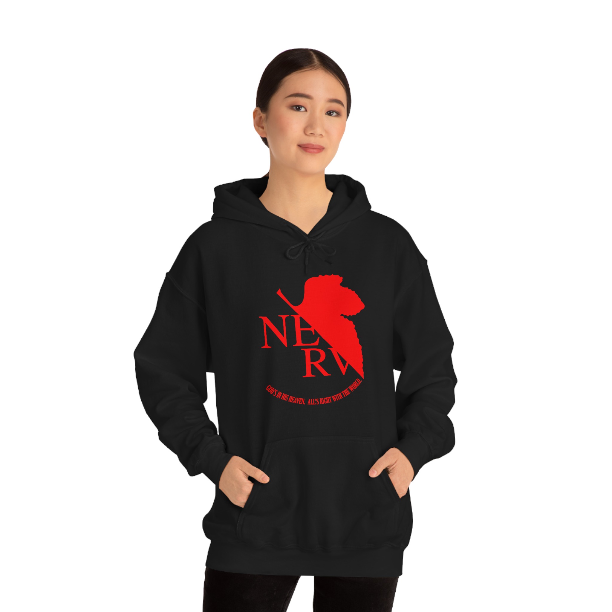 Nerv - Neon Genesis Evangelion Hoodie Nerv - neon genesis evangelion hoodie - image 3