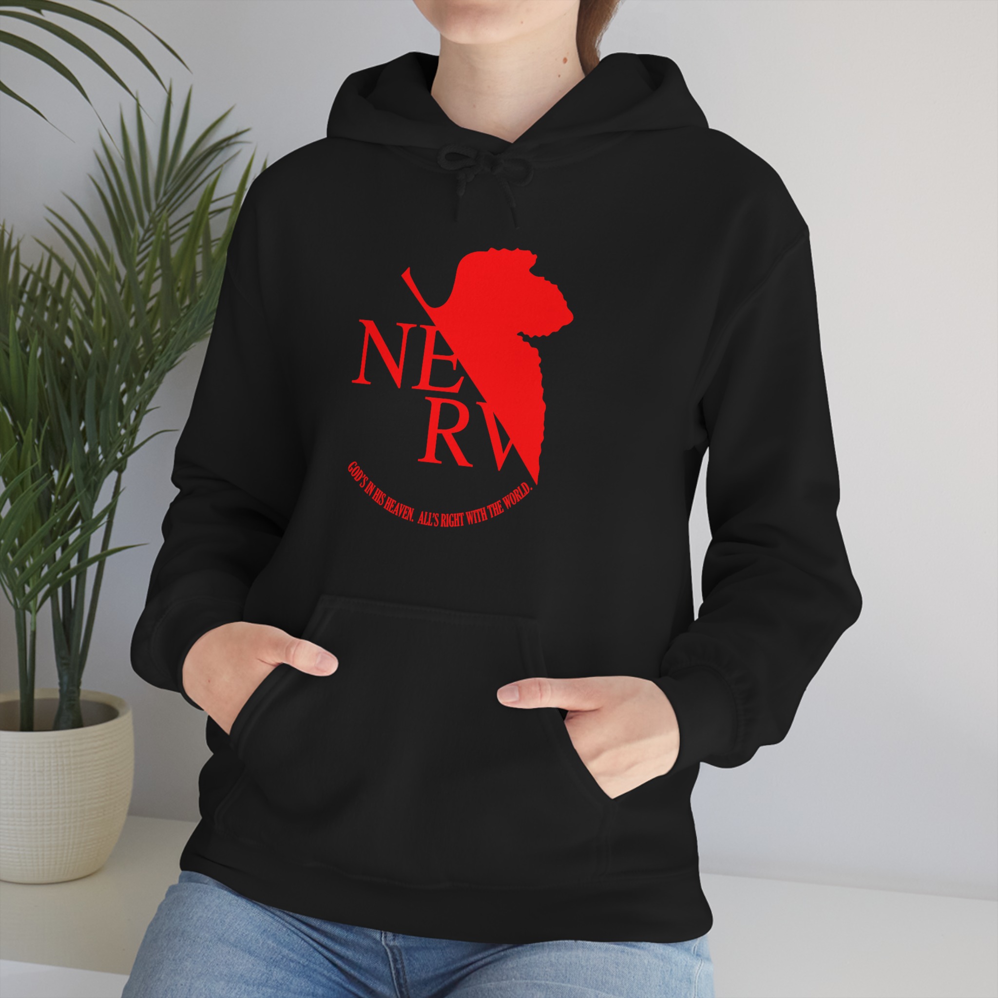 Nerv - Neon Genesis Evangelion Hoodie Nerv - neon genesis evangelion hoodie - image 4