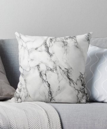 Patterns merch - Patterns apparel - Marble Throw Pillow