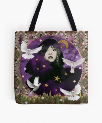 STEVIE NICKS AOP Tote Bag - STEVIE NICKS merch - STEVIE NICKS apparel