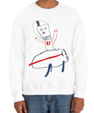 Josh Allen Riding a Buffalo Sweatshirt