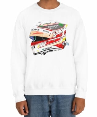Classic Lewis Hamilton Helmet Sweatshirt