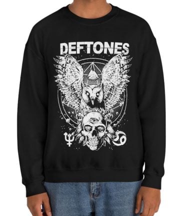 Owl and Skull Deftones Diamond Eyes Sweatshirt