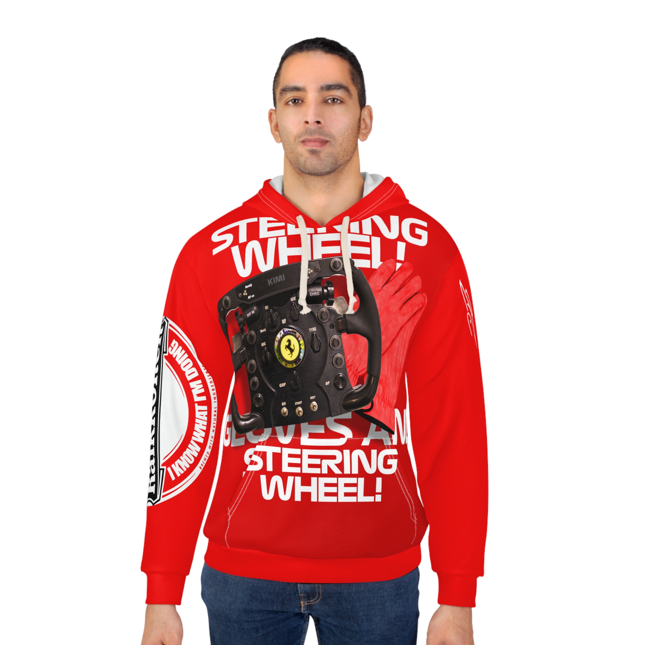 Kimi Raikkonen'S Gloves And Steering Wheel! Hoodie Kimi raikkonen's gloves and steering wheel! Hoodie - image 4