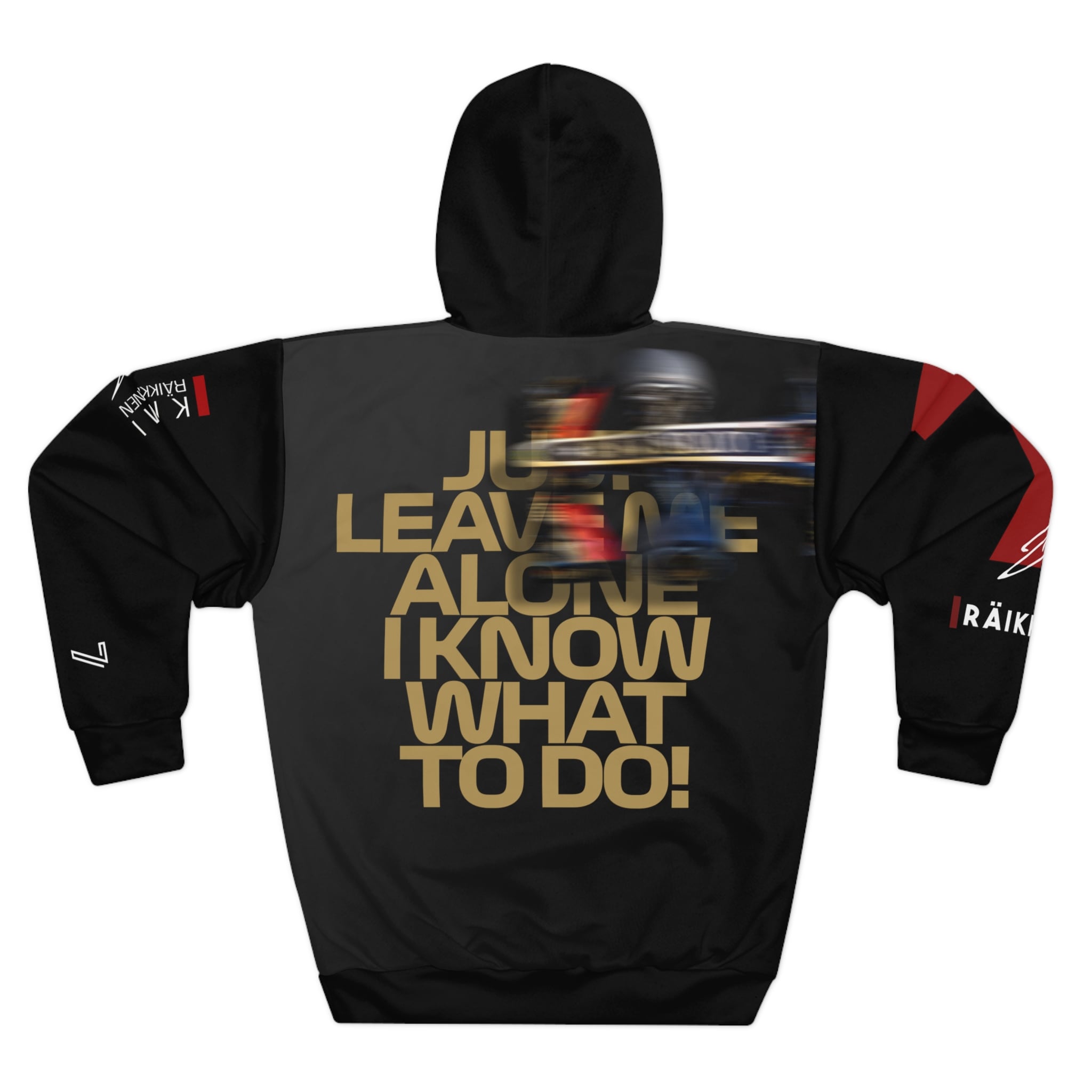 Kimi Raikkonen'S Iconic - Just Leave Me Alone, I Know What To Do Hoodie Kimi raikkonen's iconic - just leave me alone, i know what to do hoodie - image 2