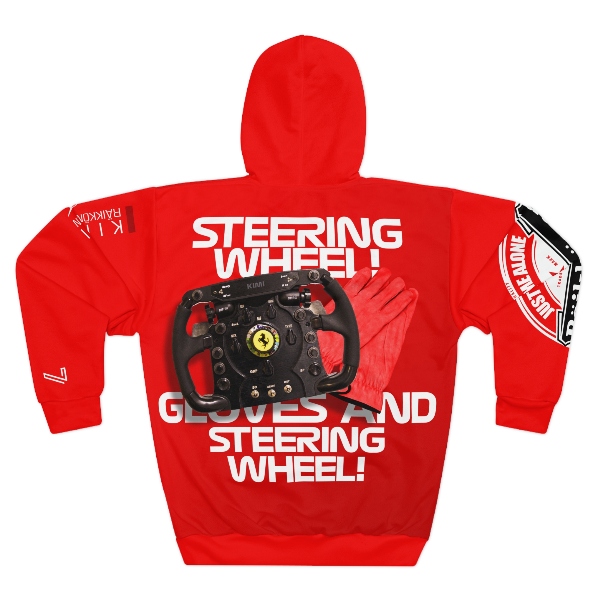 Kimi Raikkonen'S Gloves And Steering Wheel! Hoodie Kimi raikkonen's gloves and steering wheel! Hoodie - image 2