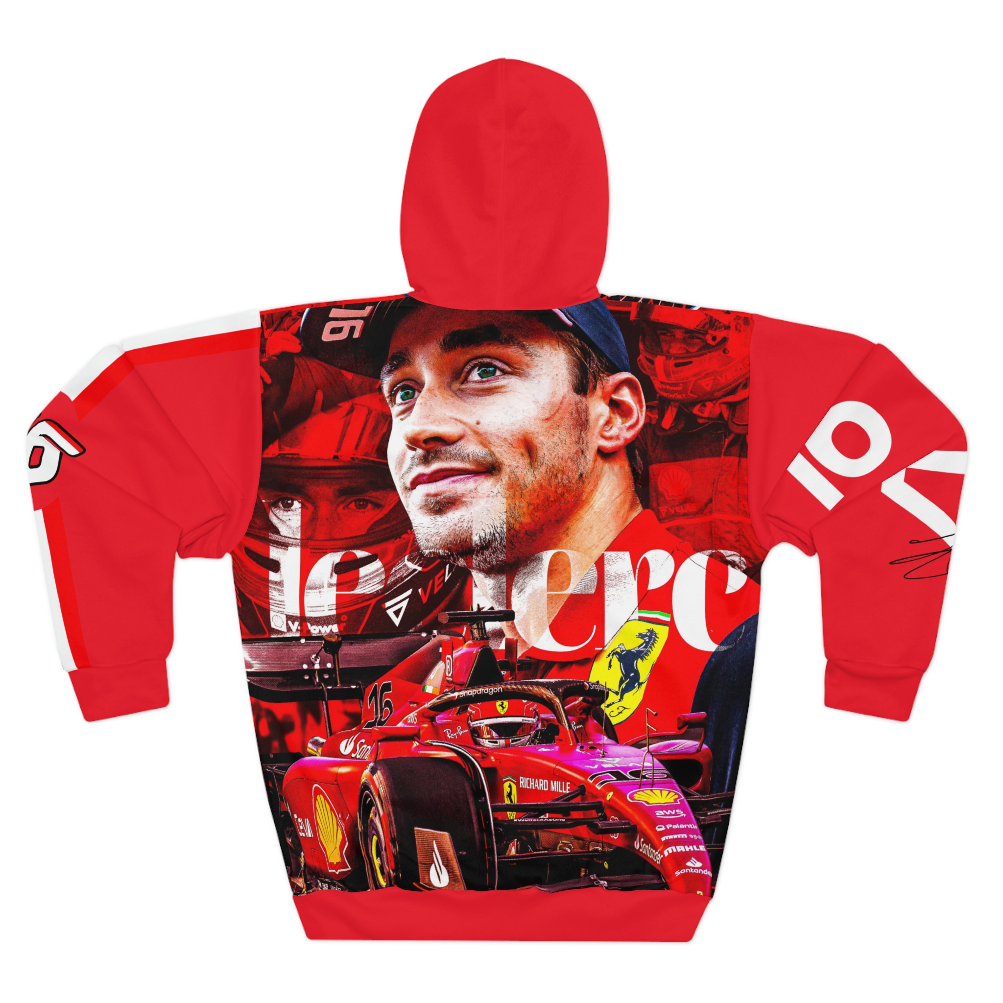 Charles Leclerc 16 Hoodie Charles leclerc 16 hoodie - image 2