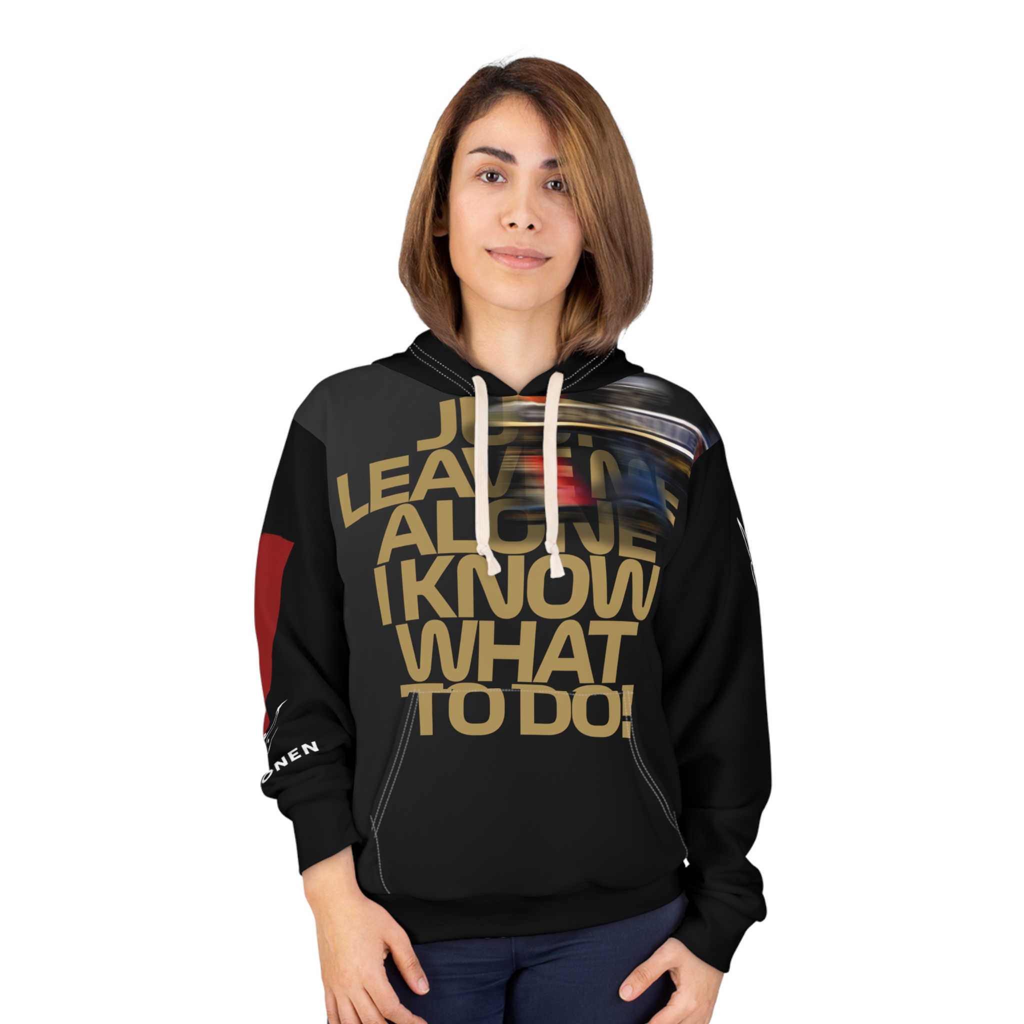 Kimi Raikkonen'S Iconic - Just Leave Me Alone, I Know What To Do Hoodie Kimi raikkonen's iconic - just leave me alone, i know what to do hoodie - image 3