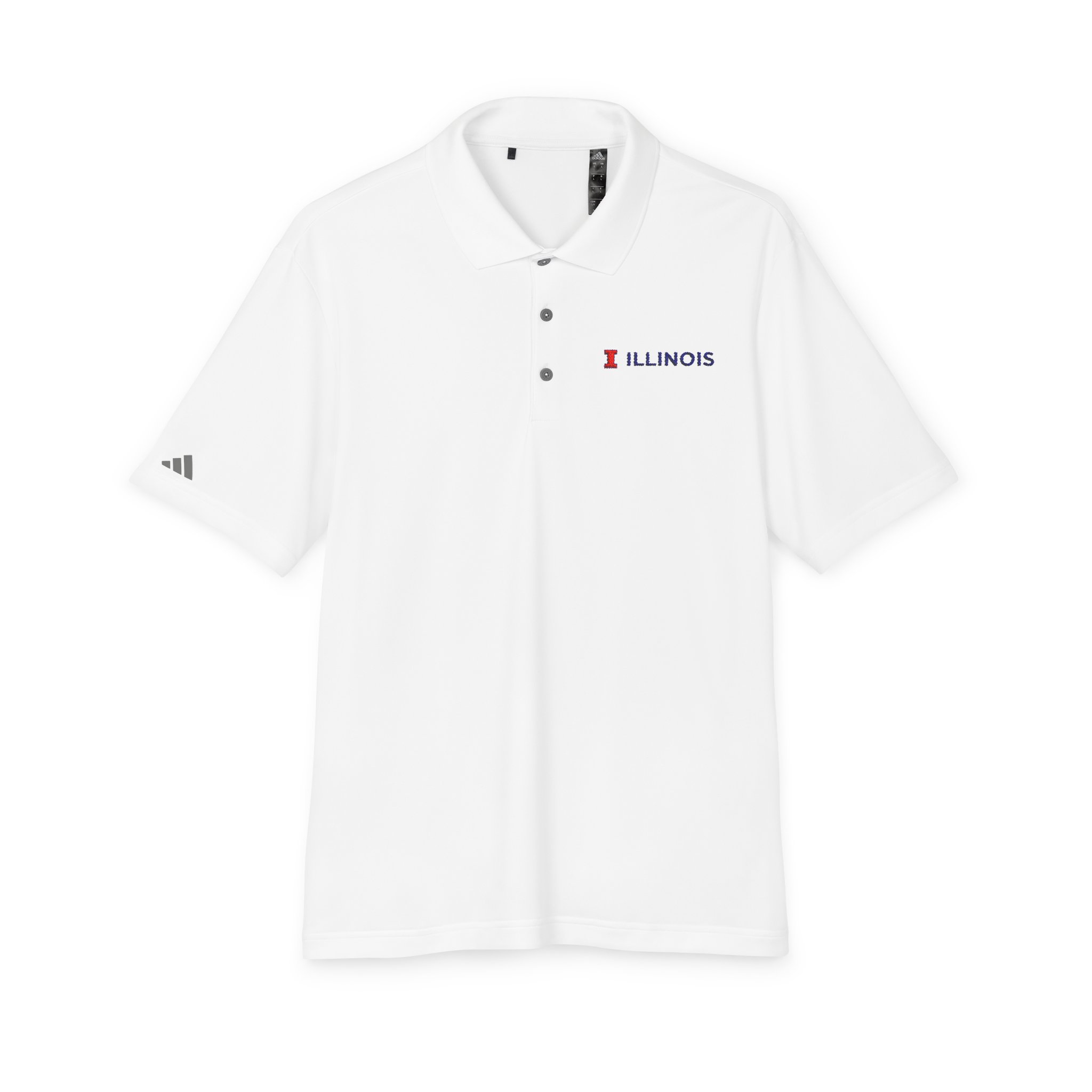Adidas Embroidered University Of Illinois Urbana-Champaign (Uiuc) Premium Polo Adidas embroidered university of illinois urbana-champaign (uiuc) premium polo - image 2