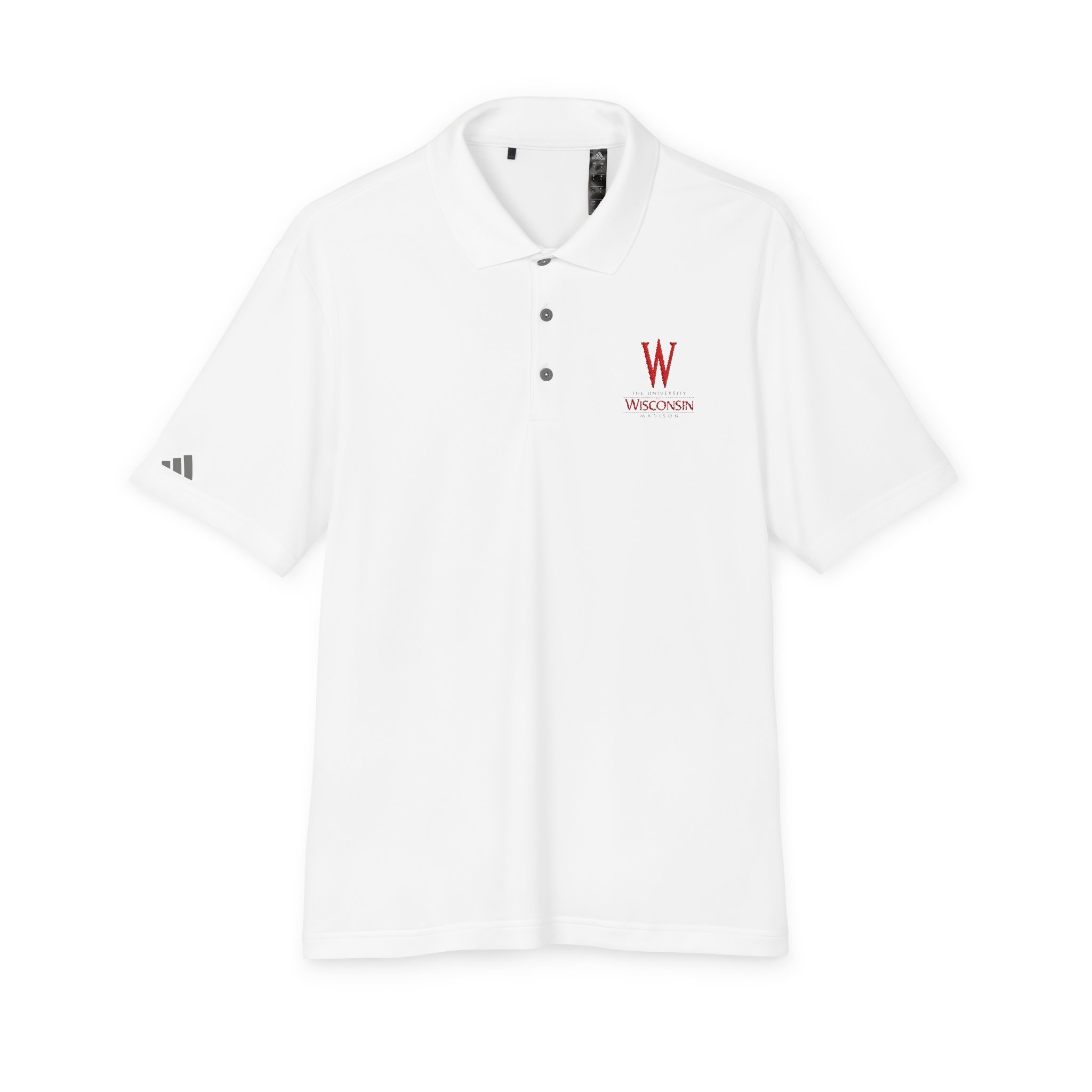 Adidas Embroidered University Of Wisconsin Premium Polo Adidas embroidered university of wisconsin premium polo - image 2