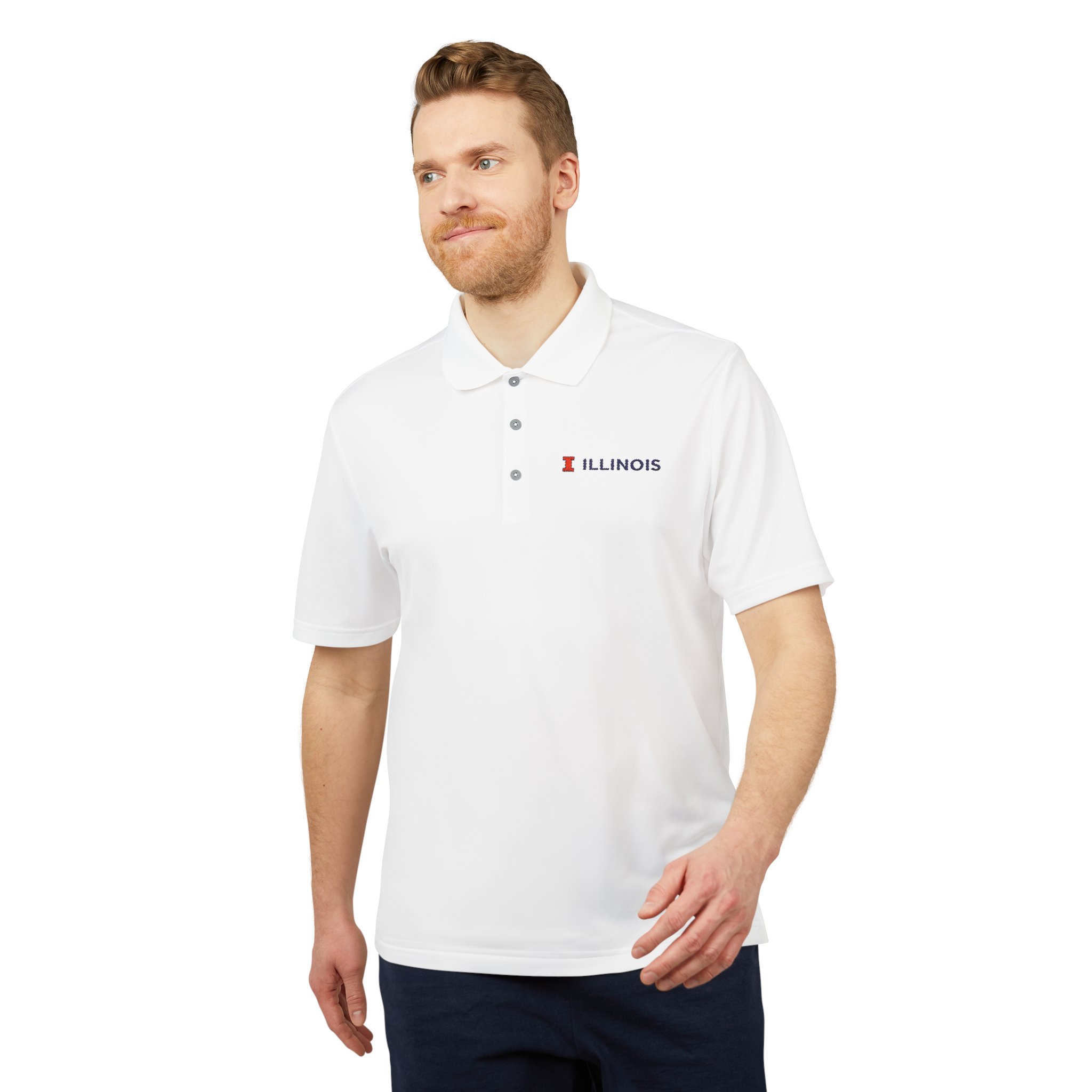 Adidas Embroidered University Of Illinois Urbana-Champaign (Uiuc) Premium Polo Adidas embroidered university of illinois urbana-champaign (uiuc) premium polo - image 3