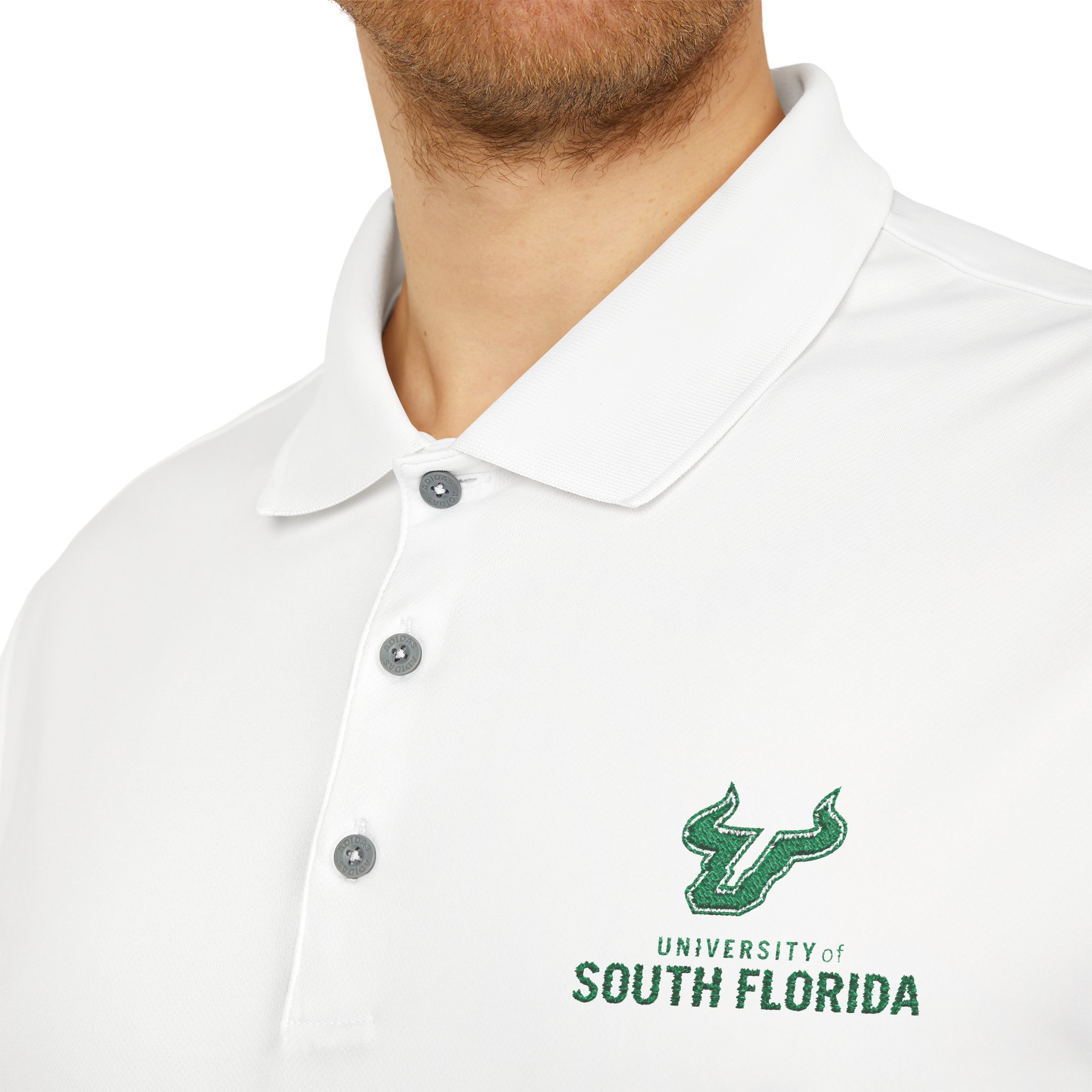 Adidas Embroidered University Of South Florida Premium Polo Adidas embroidered university of south florida premium polo