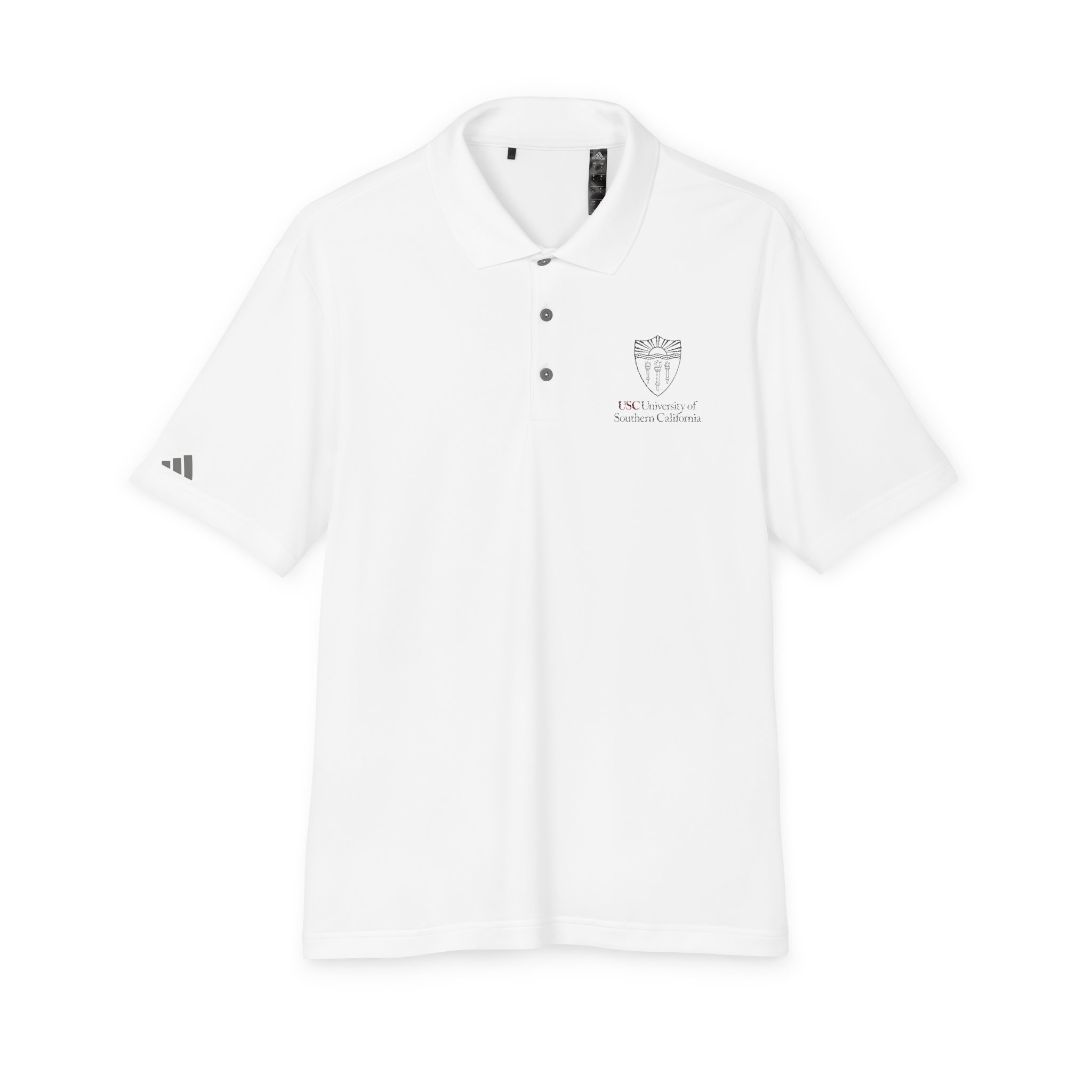 Adidas Embroidered University Of Southern California Premium Polo Adidas embroidered university of southern california premium polo - image 2