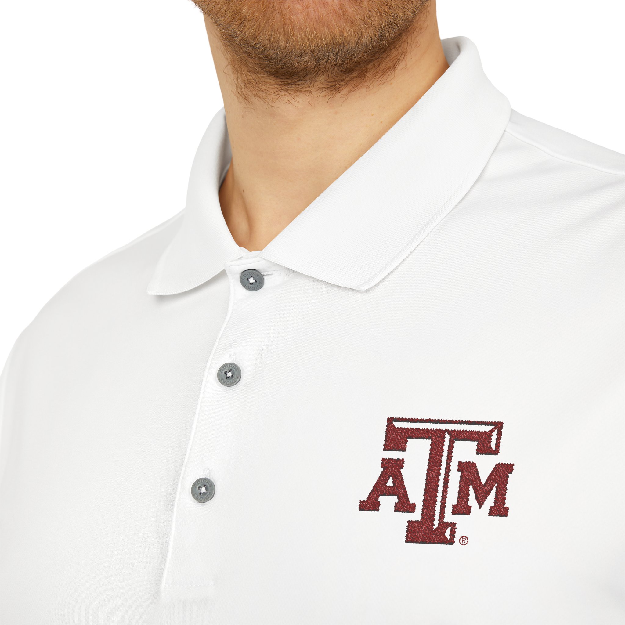 Adidas Embroidered Texas A&Amp;M University Premium Polo Adidas embroidered texas a&m university premium polo