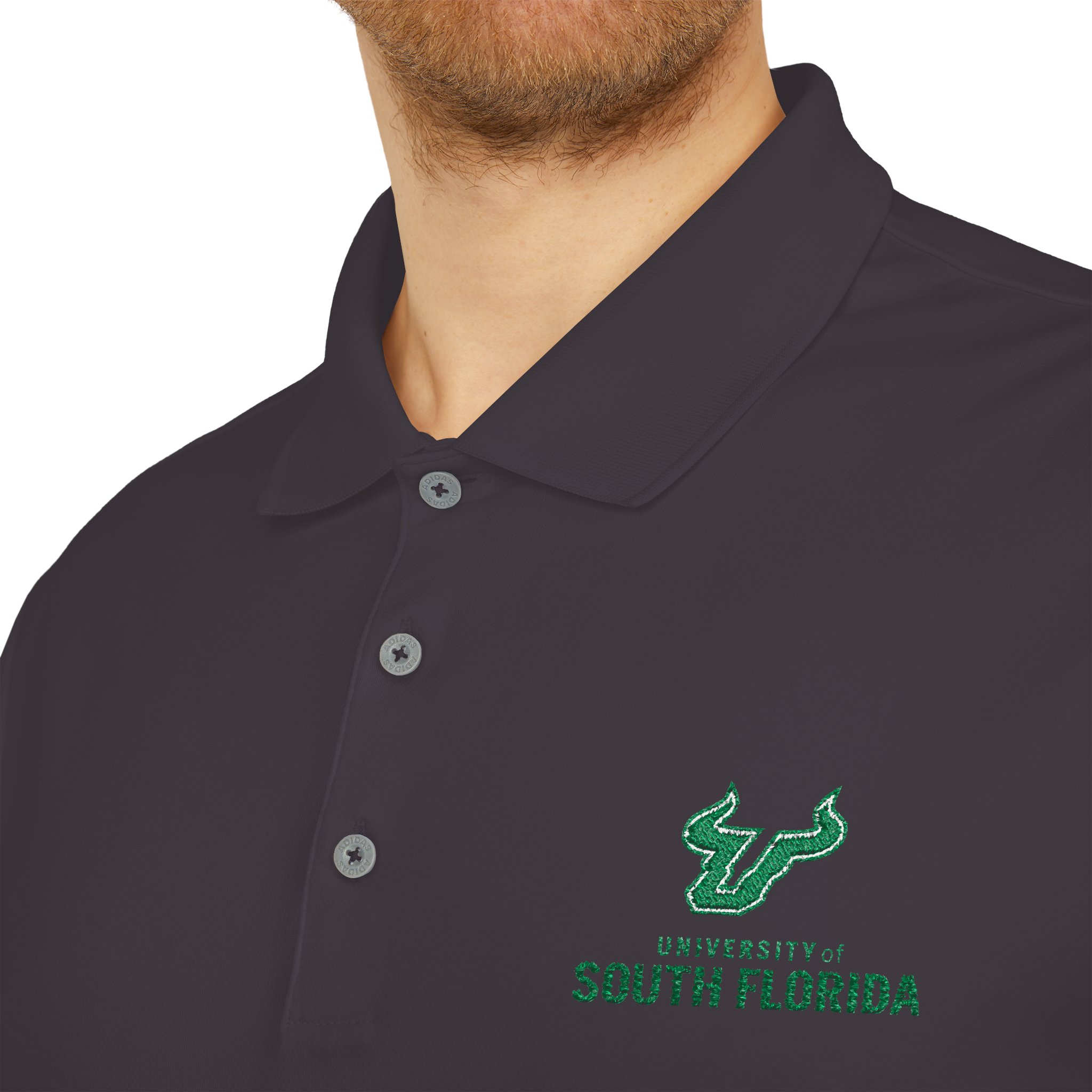 Adidas Embroidered University Of South Florida Premium Polo Adidas embroidered university of south florida premium polo - image 5