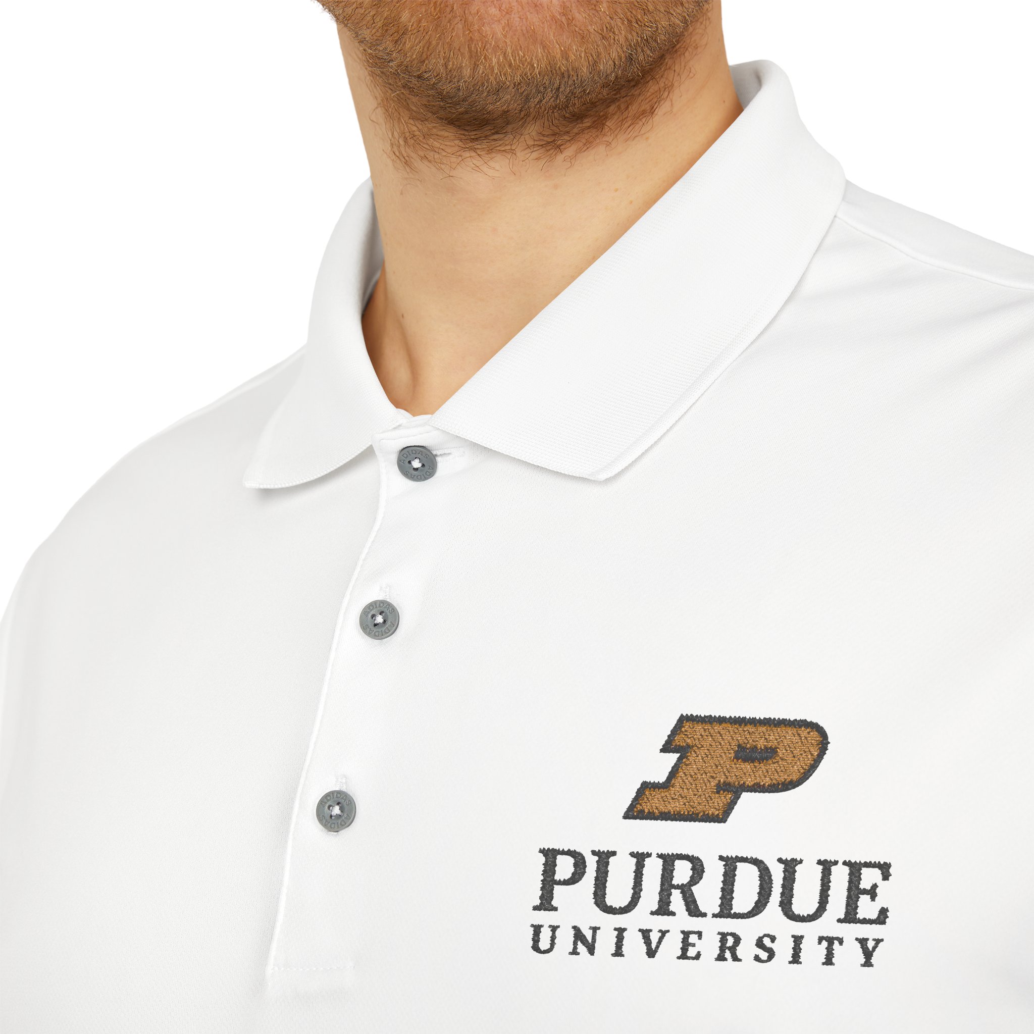 Adidas Embroidered Purdue University Premium Polo Adidas embroidered purdue university premium polo