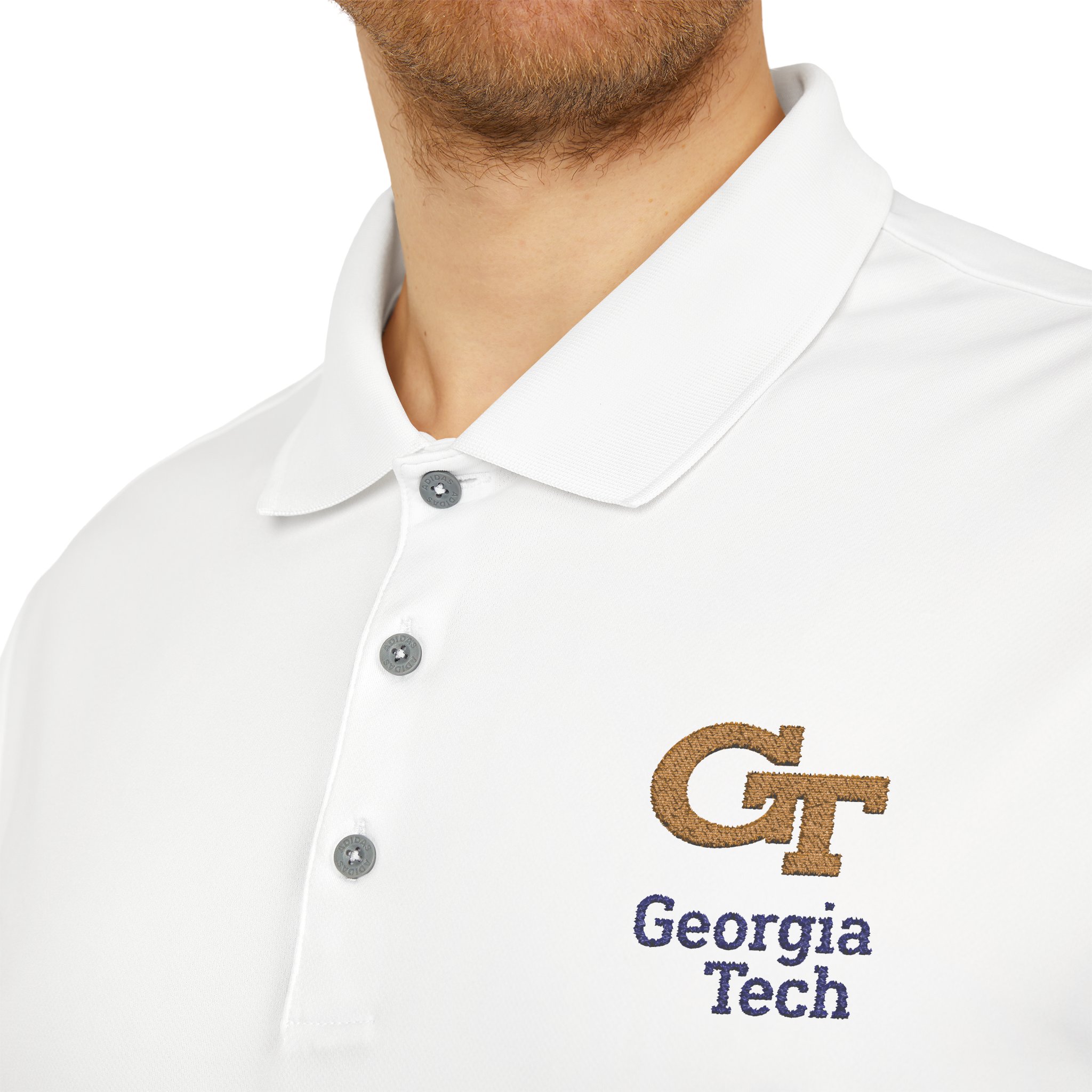 Adidas Embroidered Georgia Institute Of Technology Premium Polo Adidas embroidered georgia institute of technology premium polo