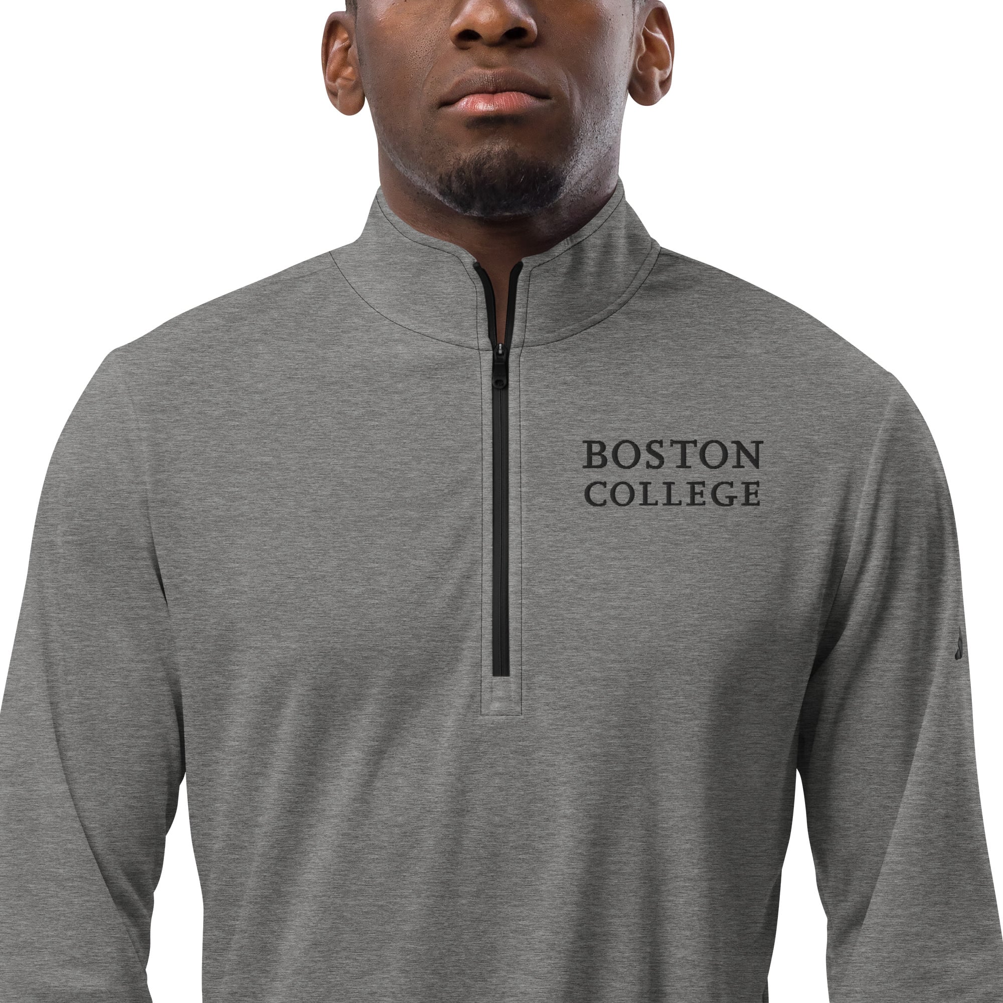 Adidas Embroidered Boston College Premium Quarter-Zip Pullover Adidas embroidered boston college premium quarter-zip pullover - image 2