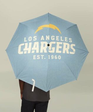 Los Angeles Chargers Vintage Umbrella - Faded Blue