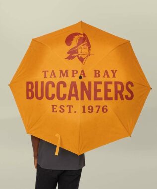 Tampa Bay Buccaneers Vintage Umbrella - Gold