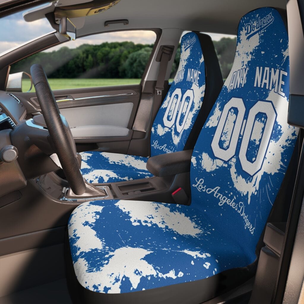 Los Angeles Dodgers Custom Car Seat Covers Los angeles dodgers custom car seat covers - image 2