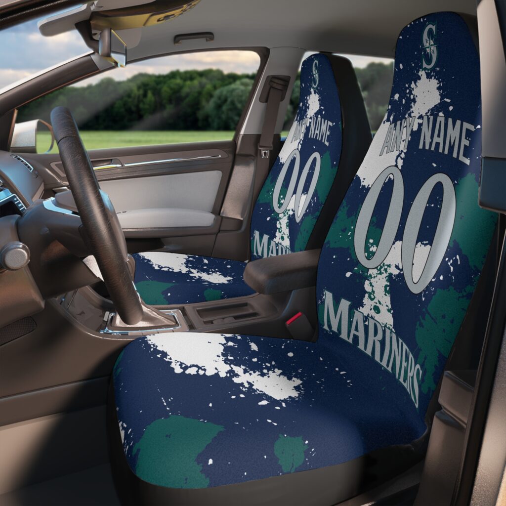 Seattle Mariners Custom Car Seat Covers Seattle mariners custom car seat covers - image 2