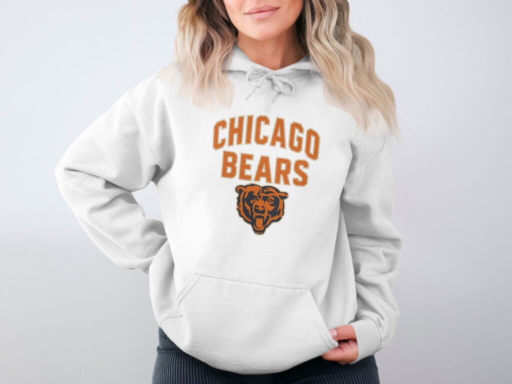 Chicago Bears Vintage Retro Hoodie Chicago bears vintage retro hoodie - image 4