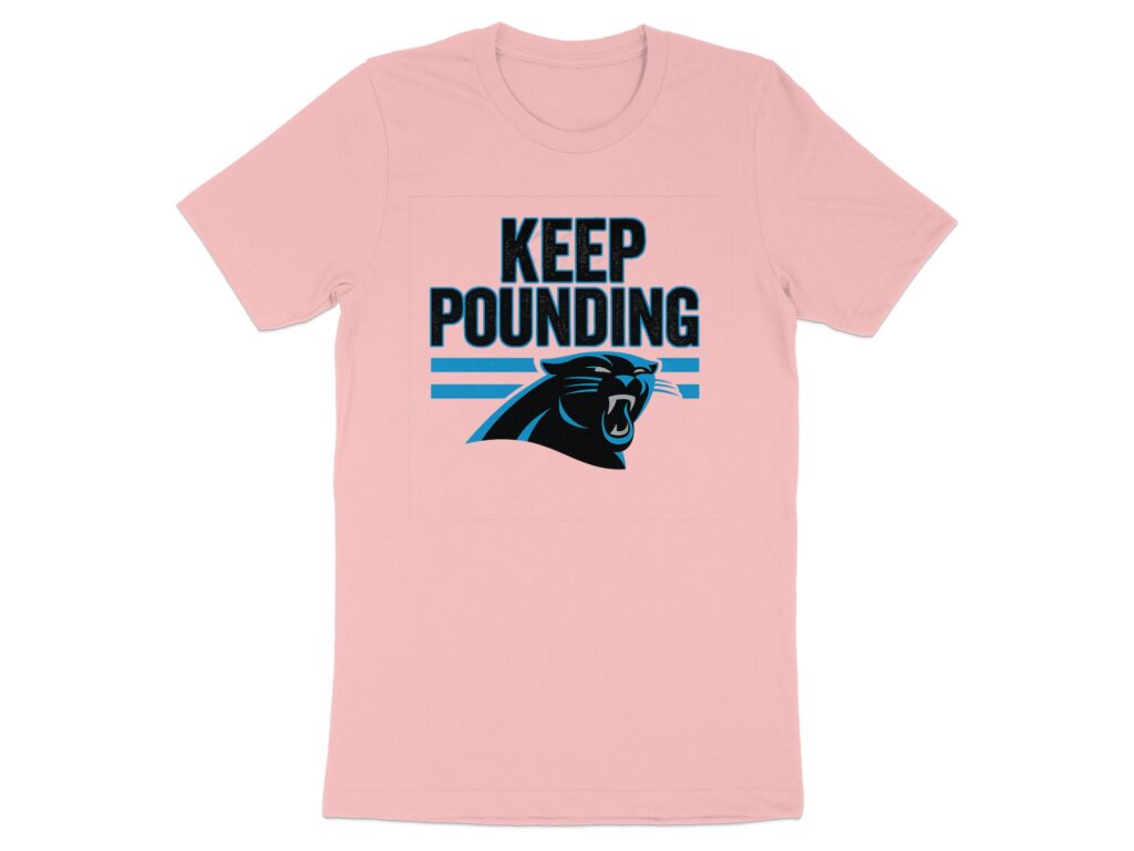Carolina Panthers - Keep Pounding T-Shirt Carolina panthers - keep pounding t-shirt - image 11