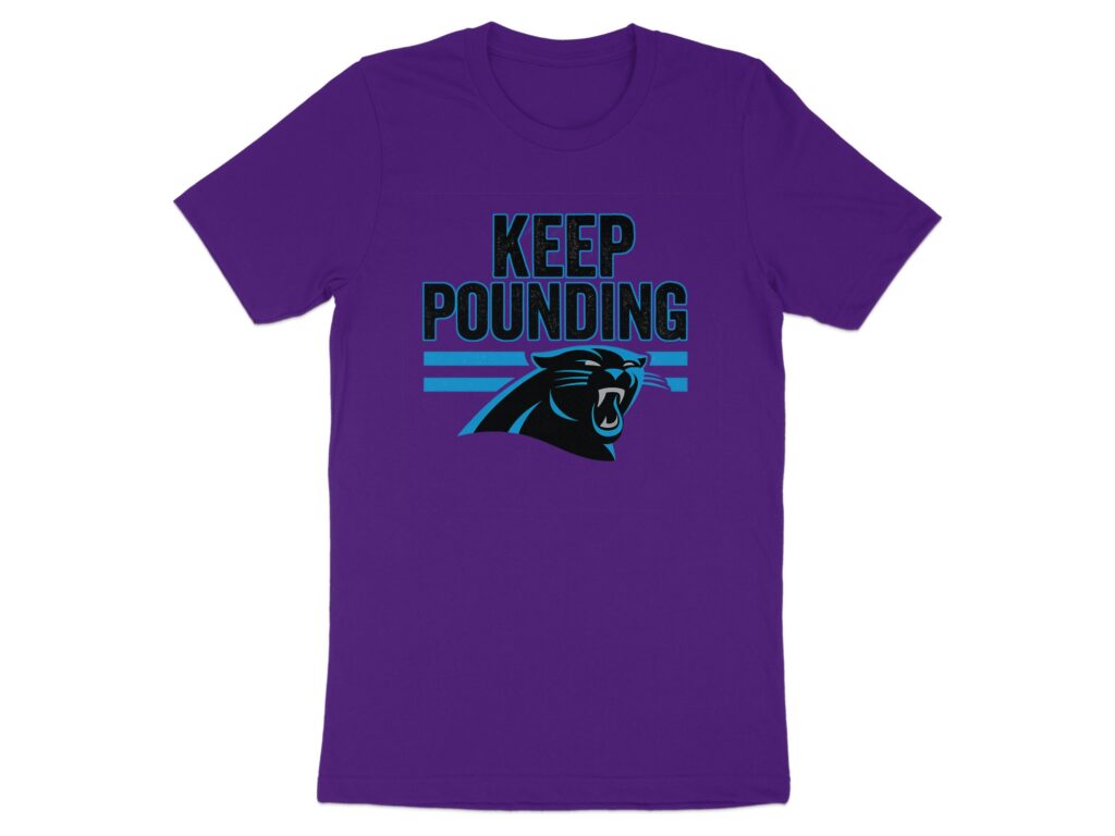 Carolina Panthers - Keep Pounding T-Shirt Carolina panthers - keep pounding t-shirt - image 14