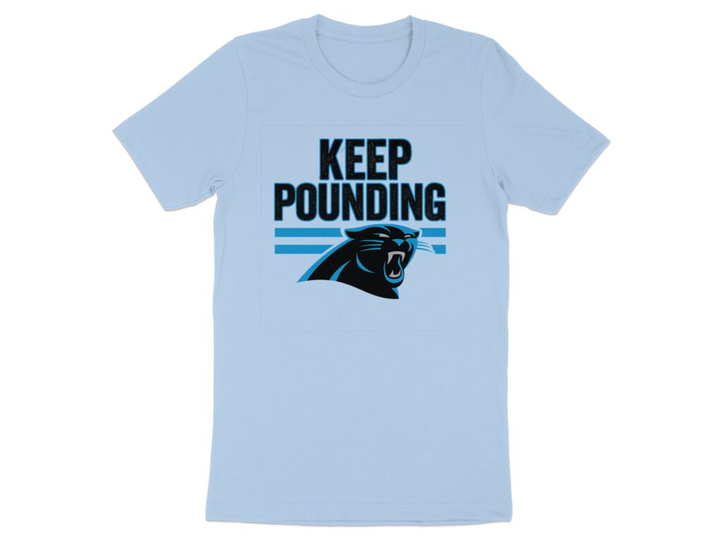 Carolina Panthers - Keep Pounding T-Shirt Carolina panthers - keep pounding t-shirt - image 10