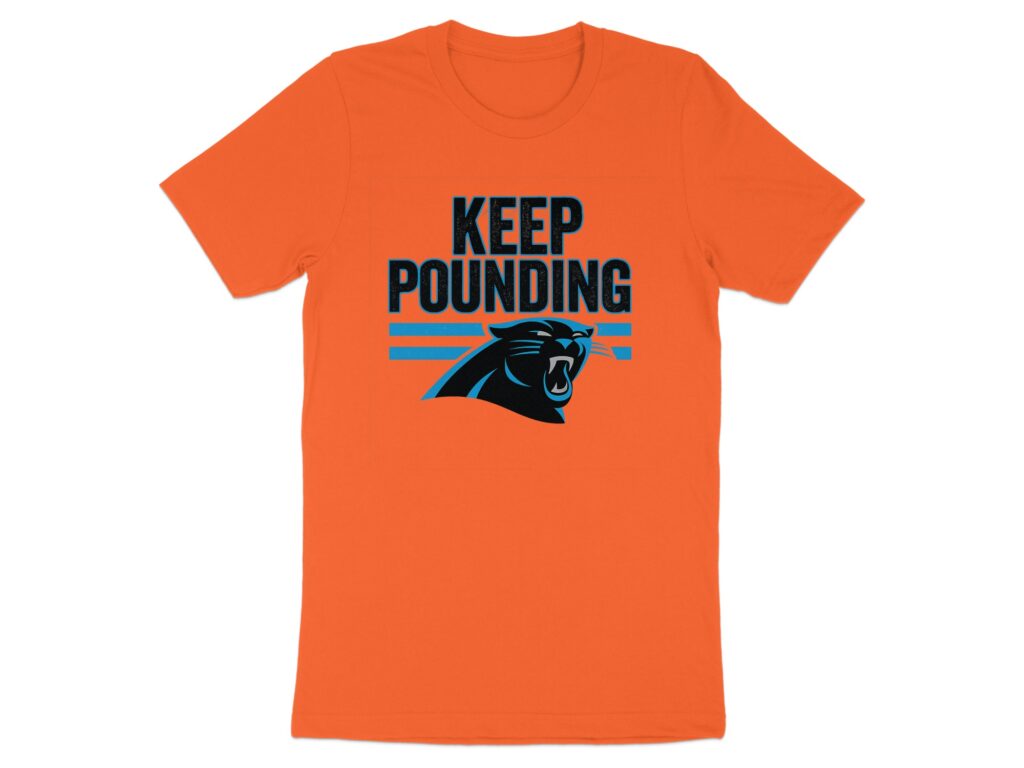 Carolina Panthers - Keep Pounding T-Shirt Carolina panthers - keep pounding t-shirt - image 9