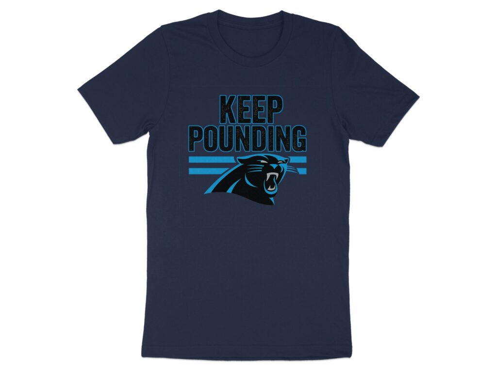 Carolina Panthers - Keep Pounding T-Shirt Carolina panthers - keep pounding t-shirt - image 13
