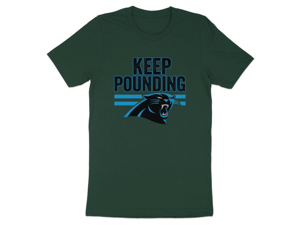 Carolina Panthers - Keep Pounding T-Shirt Carolina panthers - keep pounding t-shirt - image 15