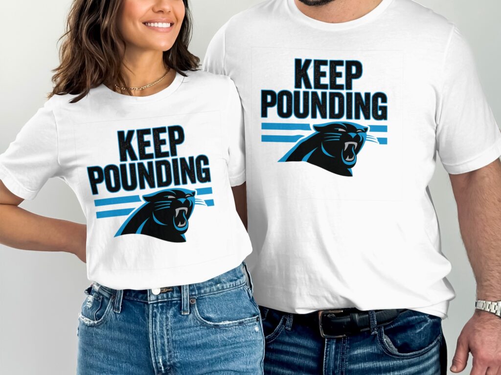 Carolina Panthers - Keep Pounding T-Shirt Carolina panthers - keep pounding t-shirt - image 2