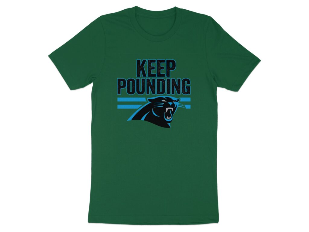 Carolina Panthers - Keep Pounding T-Shirt Carolina panthers - keep pounding t-shirt - image 12