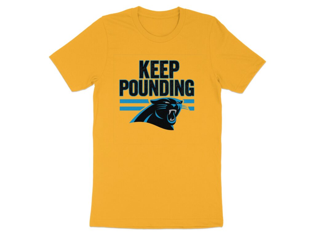 Carolina Panthers - Keep Pounding T-Shirt Carolina panthers - keep pounding t-shirt - image 8