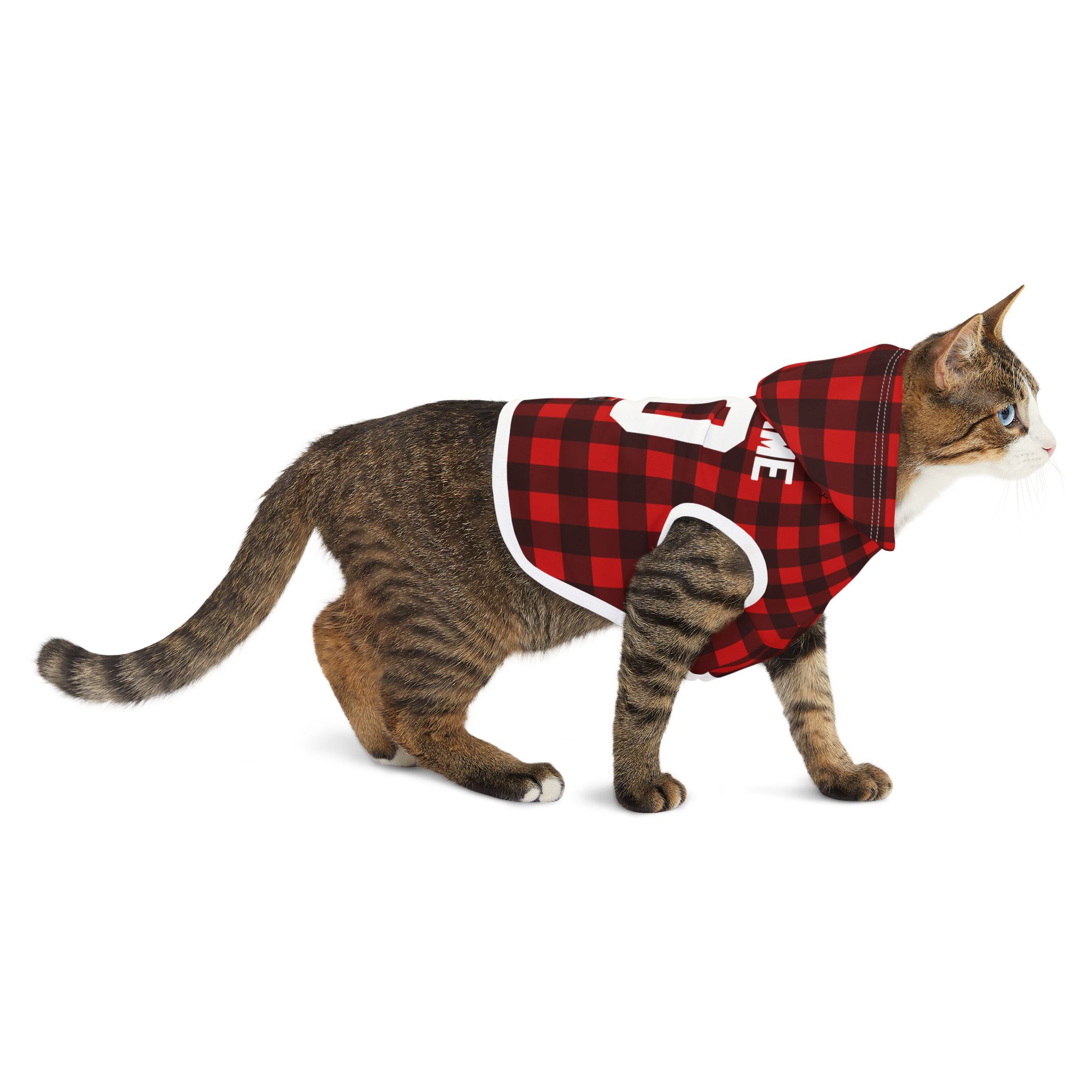 Texas Tech Red Raiders Custom Pet Hoode - Plaid Edition Texas tech red raiders custom pet hoode - plaid edition - image 5
