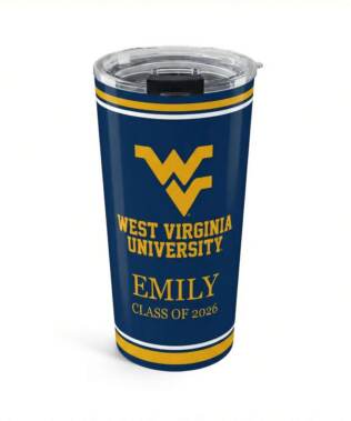 West Virginia University Tumbler