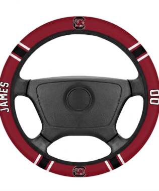 South Carolina Gamecocks Personalized Steering Wheel Cover
