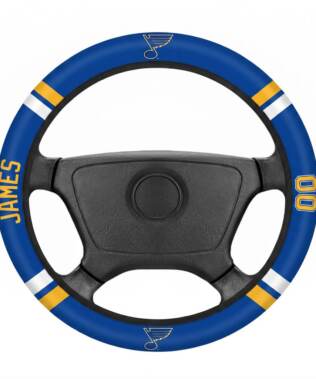 St Louis Blues Personalized Steering Wheel Cover