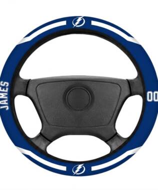 Tampa Bay Lightning Personalized Steering Wheel Cover
