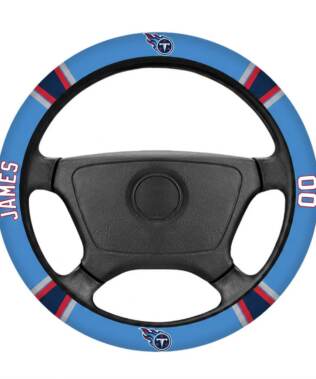 Tennessee Titans Personalized Steering Wheel Cover