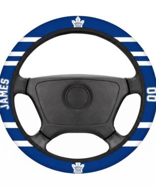Toronto Maple Leafs Personalized Steering Wheel Cover