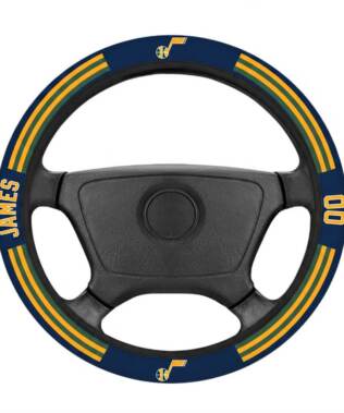 Utah Jazz Personalized Steering Wheel Cover